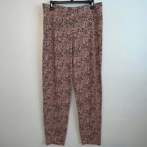 EUC Lands End Animal Print Pajama Bottoms Size Small (4-6)